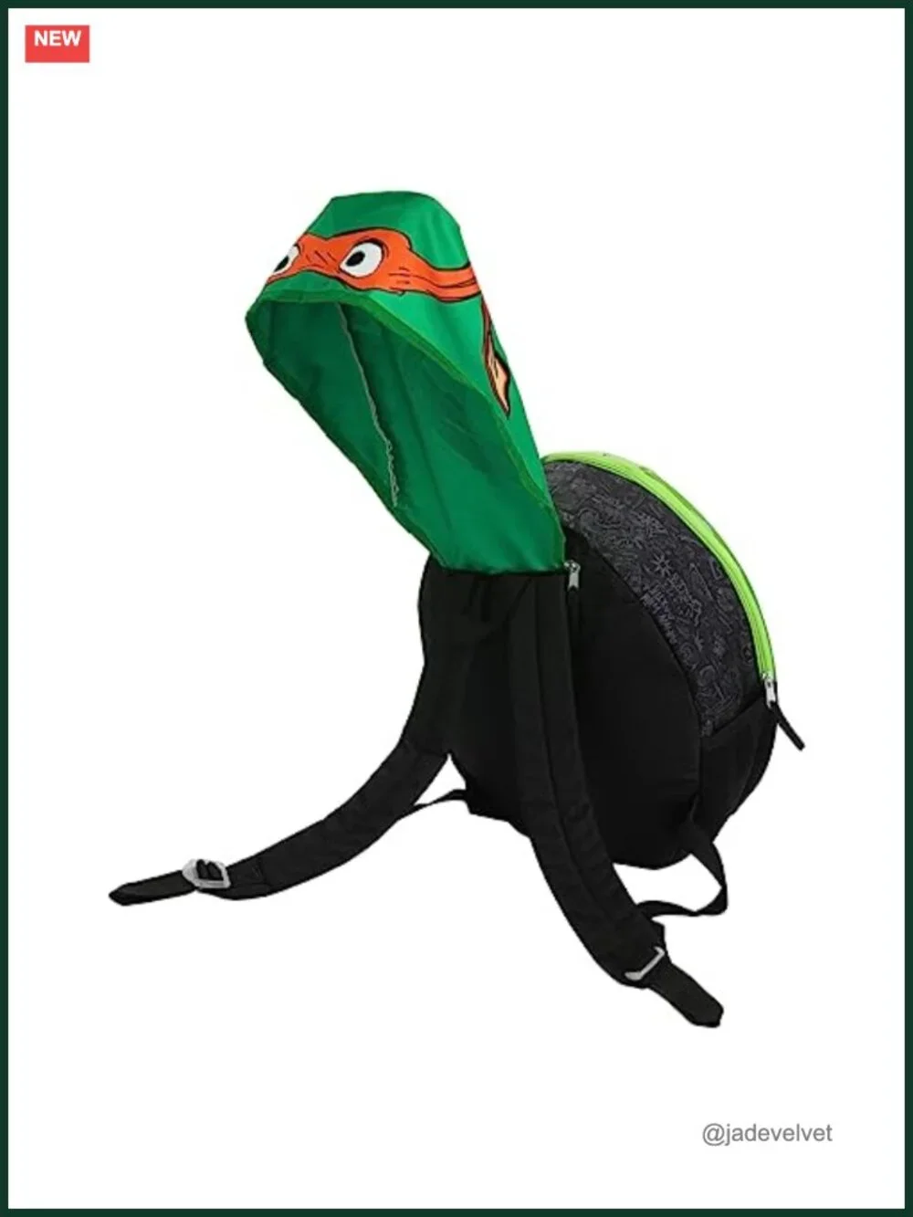 TMNT Teenage Mutant Ninja Turtles Hard Shell Youth 16 Backpack with Character